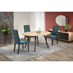 RUBEN stół kolor blat - dąb artisan, nogi - czarny