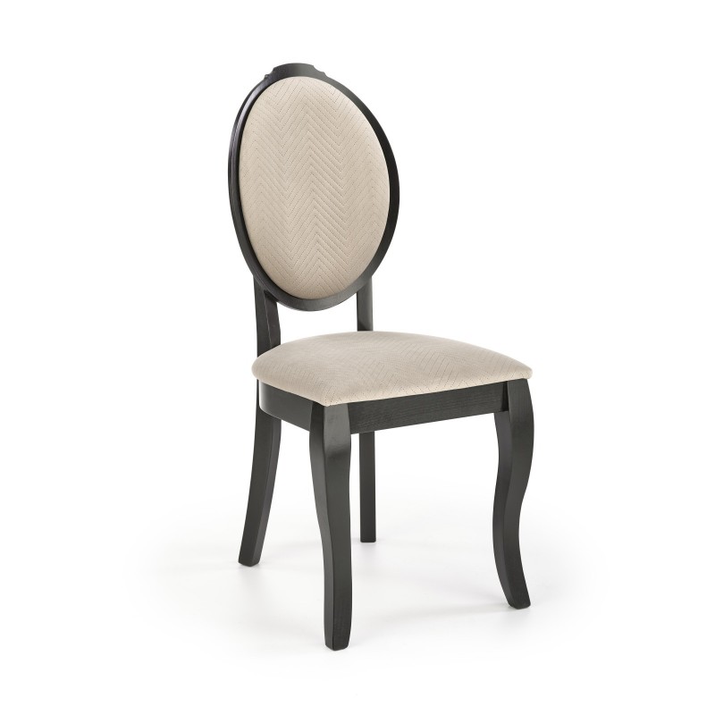 VELO krzesło kolor czarny/beżowy