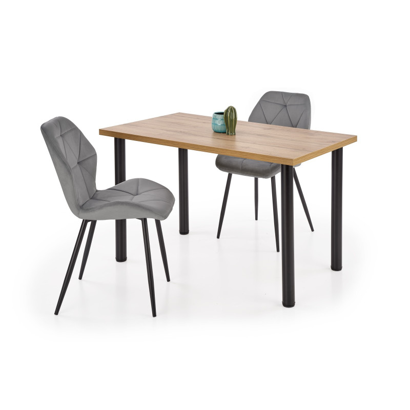 MODEX 2 120 stół kolor blat - dąb wotan, nogi - czarny (2p 1szt) MODEX 2 120 stół kolor blat - dąb wotan, nogi - czarny (2p 1szt)