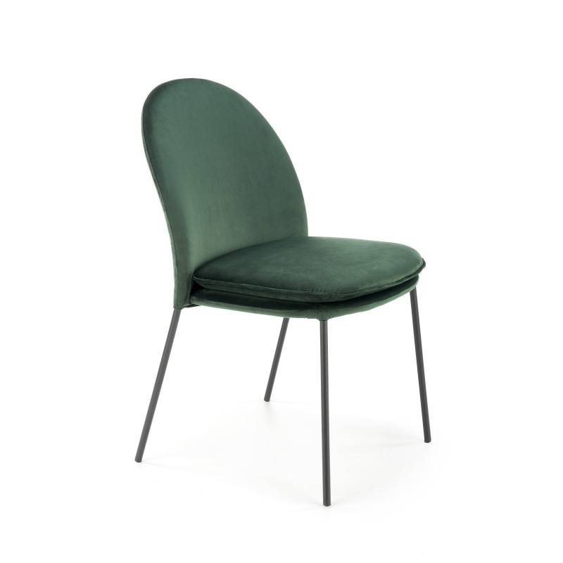 Krzesło Milano ciemny zielony