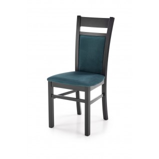 GERARD7 krzesło czarny / tap: velvet Monolith 37 (ciemny zielony) (1p 2szt)