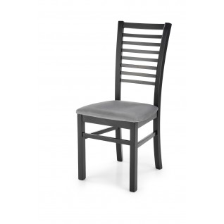 GERARD6 krzesło czarny / tap: velvet Monolith 85 (popiel) (1p 2szt)