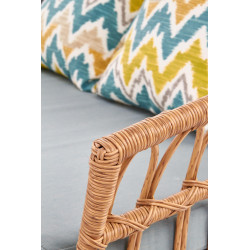 GARDENA 2S fotel podwójny czarny / naturalny / popielaty (1p 1szt) GARDENA 2S fotel podwójny czarny / naturalny / popielaty (1p 1szt)