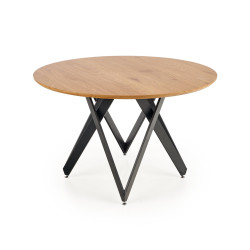 MOZAMBIK stół, blat - dab złoty, stelaż - czarny (2p 1szt) MOZAMBIK stół, blat - dab złoty, stelaż - czarny (2p 1szt)