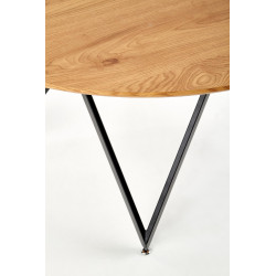 MOZAMBIK stół, blat - dab złoty, stelaż - czarny (2p 1szt) MOZAMBIK stół, blat - dab złoty, stelaż - czarny (2p 1szt)