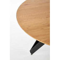 MOZAMBIK stół, blat - dab złoty, stelaż - czarny (2p 1szt) MOZAMBIK stół, blat - dab złoty, stelaż - czarny (2p 1szt)