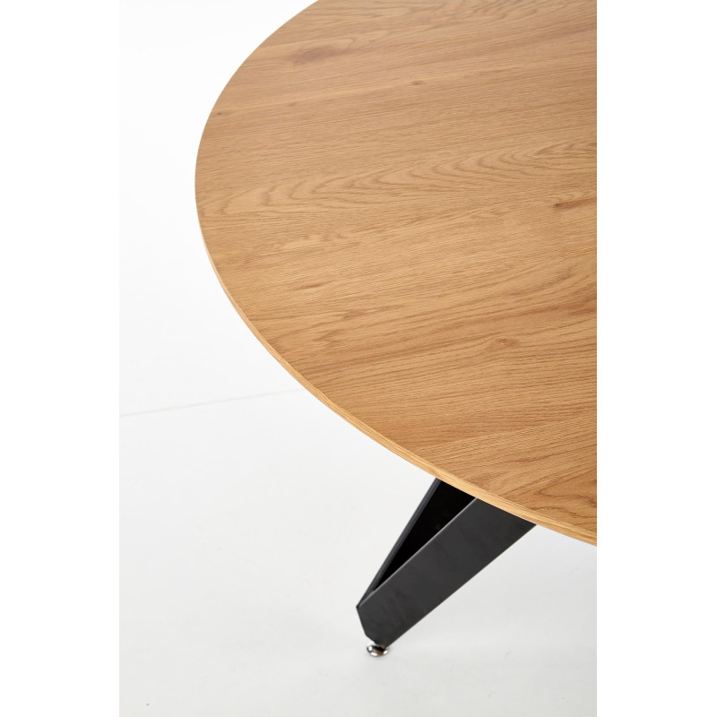 MOZAMBIK stół, blat - dab złoty, stelaż - czarny (2p 1szt)