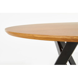 MOZAMBIK stół, blat - dab złoty, stelaż - czarny (2p 1szt) MOZAMBIK stół, blat - dab złoty, stelaż - czarny (2p 1szt)