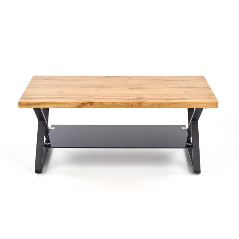 XENA PROSTOKĄT ława czarny / naturalny (2p 1szt)