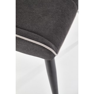 K369 krzesło ciemny popiel (1p 2szt)