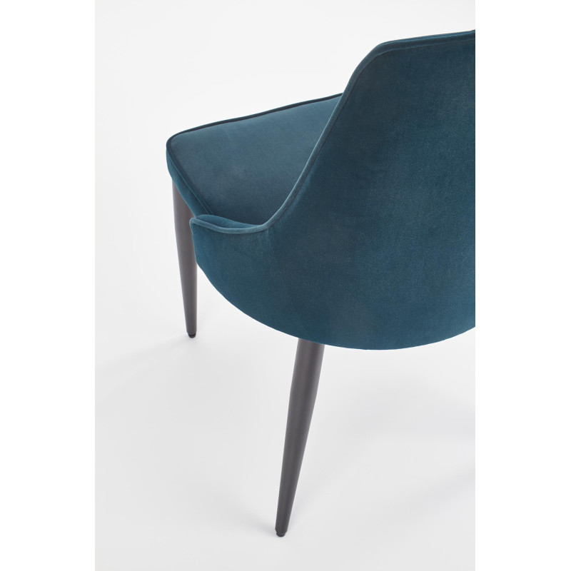 Krzesło Tapicerowane Elegance granatowe