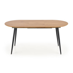 COLORADO stół rozkładany, blat - dab złoty, stelaż - czarny (2p 1szt)