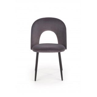 K384 krzesło popielaty / czarny (1p 4szt)