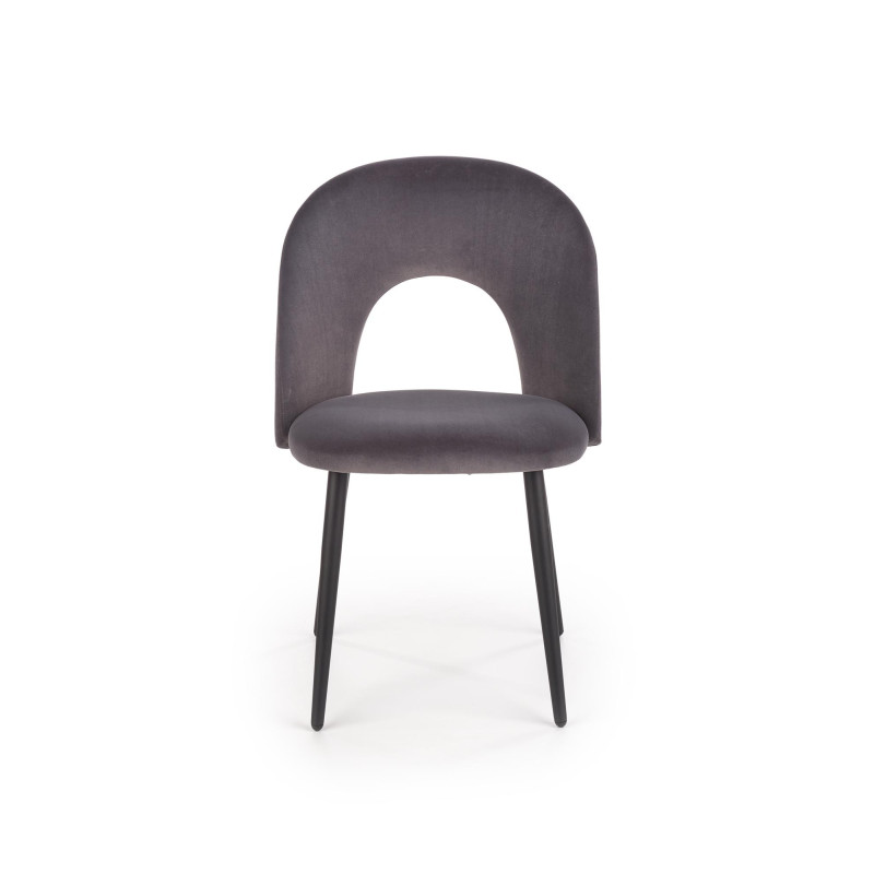 K384 krzesło popielaty / czarny (1p 4szt)