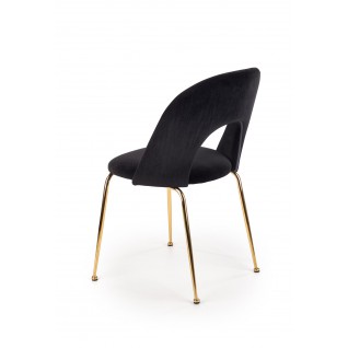 K385 krzesło czarny / złoty (2p 4szt)