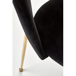 K385 krzesło czarny / złoty (2p 4szt) K385 krzesło czarny / złoty (2p 4szt)