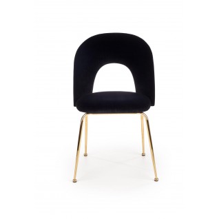 K385 krzesło czarny / złoty (2p 4szt)