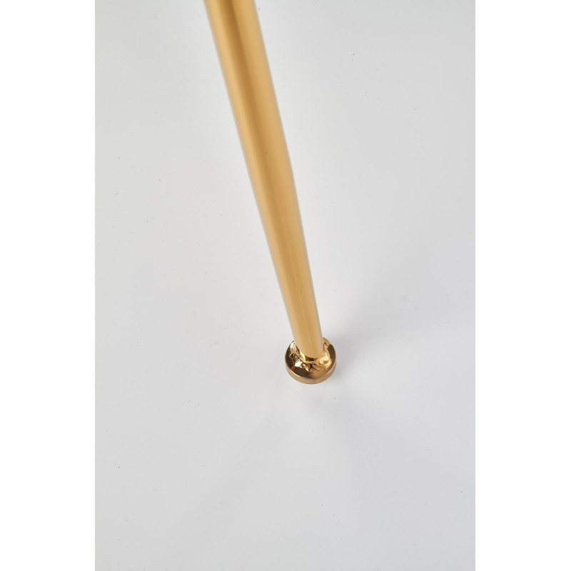 K381 krzesło popielaty / złoty (1p 4szt)