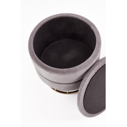 MINTY pufa popielaty / złoty (1p 2szt) MINTY pufa popielaty / złoty (1p 2szt)