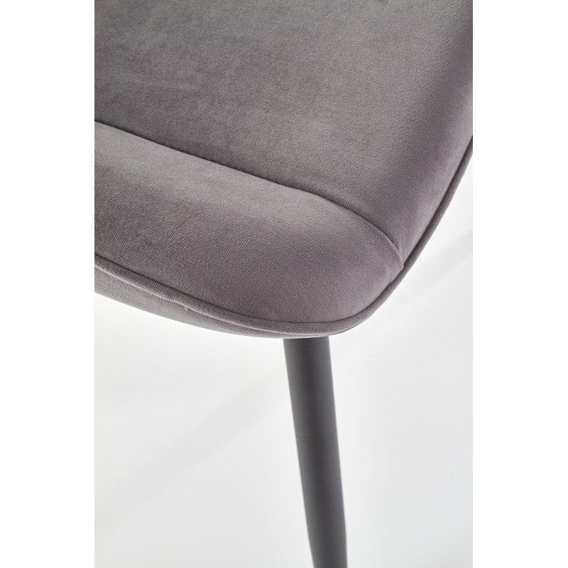 K404 krzesło popielaty (1p 2szt)