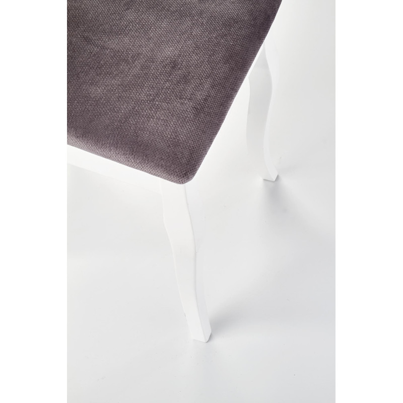 BAROCK krzesło biały / popielaty (1 2szt)