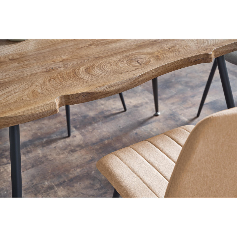 LARSON stół, blat - naturalny, nogi - czarny (2p 1szt)