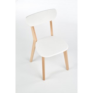 BUGGI krzesło naturalny / biały (1p 2szt)