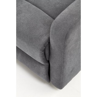 Rozkładany fotel tapicerowany Meadow szary