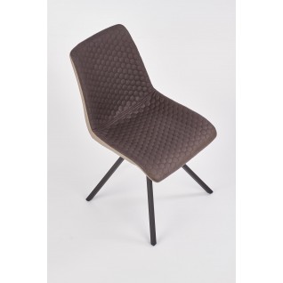 Krzesło tapicerowane Lavender brąz/beż
