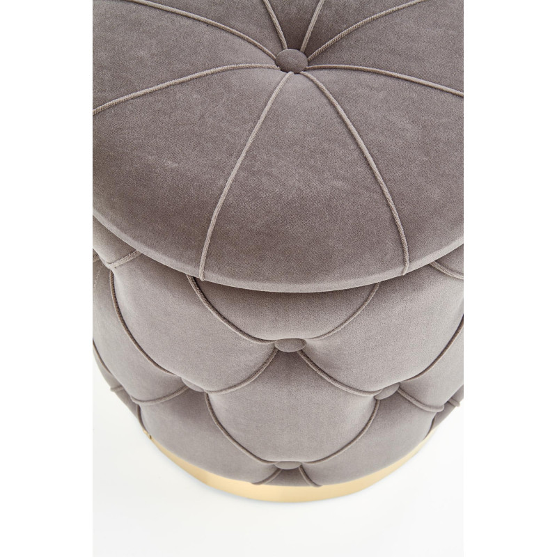 POLLY zestaw 2 puf, popiel (1p 2kpl)