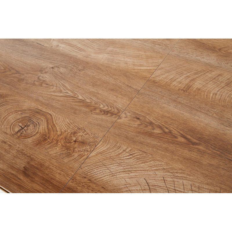 CAMBELL stół rozkładany, blat - naturalny, nogi - czarny (2p 1szt)