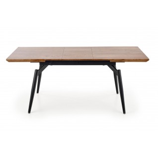 CAMBELL stół rozkładany, blat - naturalny, nogi - czarny (2p 1szt)