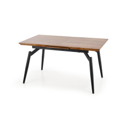 CAMBELL stół rozkładany, blat - naturalny, nogi - czarny (2p 1szt) CAMBELL stół rozkładany, blat - naturalny, nogi - czarny (2p 1szt)