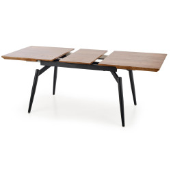 CAMBELL stół rozkładany, blat - naturalny, nogi - czarny (2p 1szt) CAMBELL stół rozkładany, blat - naturalny, nogi - czarny (2p 1szt)