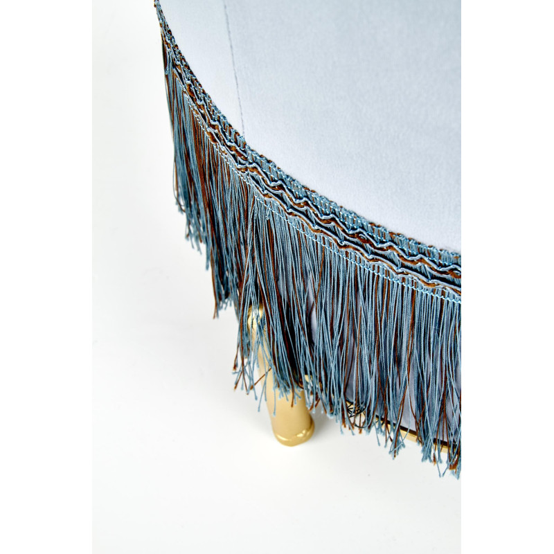 COSBY pufa jasny niebieski / złoty (1p 2szt)