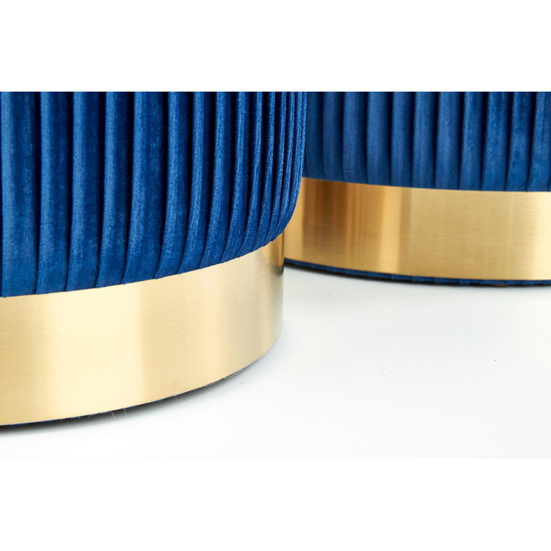 MONTY zestaw 2 puf, granatowy (1p 2kpl)