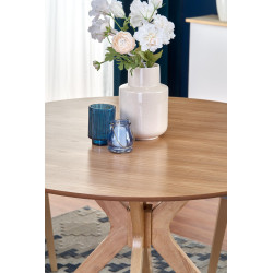 NICOLAS stół okrągły dąb naturalny (2p 1szt) NICOLAS stół okrągły dąb naturalny (2p 1szt)