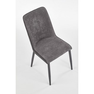 K368 krzesło popielaty / czarny (1p 2szt)