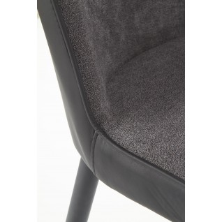 K368 krzesło popielaty / czarny (1p 2szt)