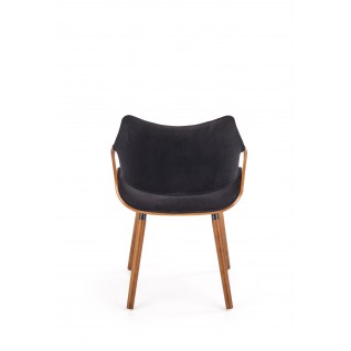 Krzesło z giętego drewna Azalea orzech/czarny
