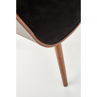 Krzesło z giętego drewna Azalea orzech/czarny
