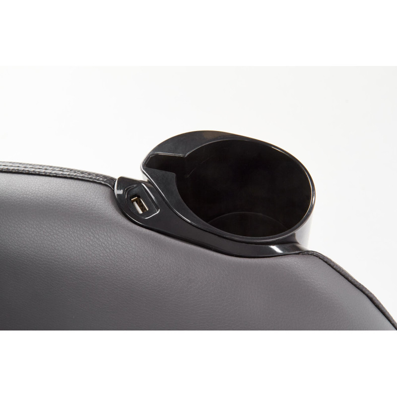 Nowoczesny fotel masujący Gorge w kolorze szarym