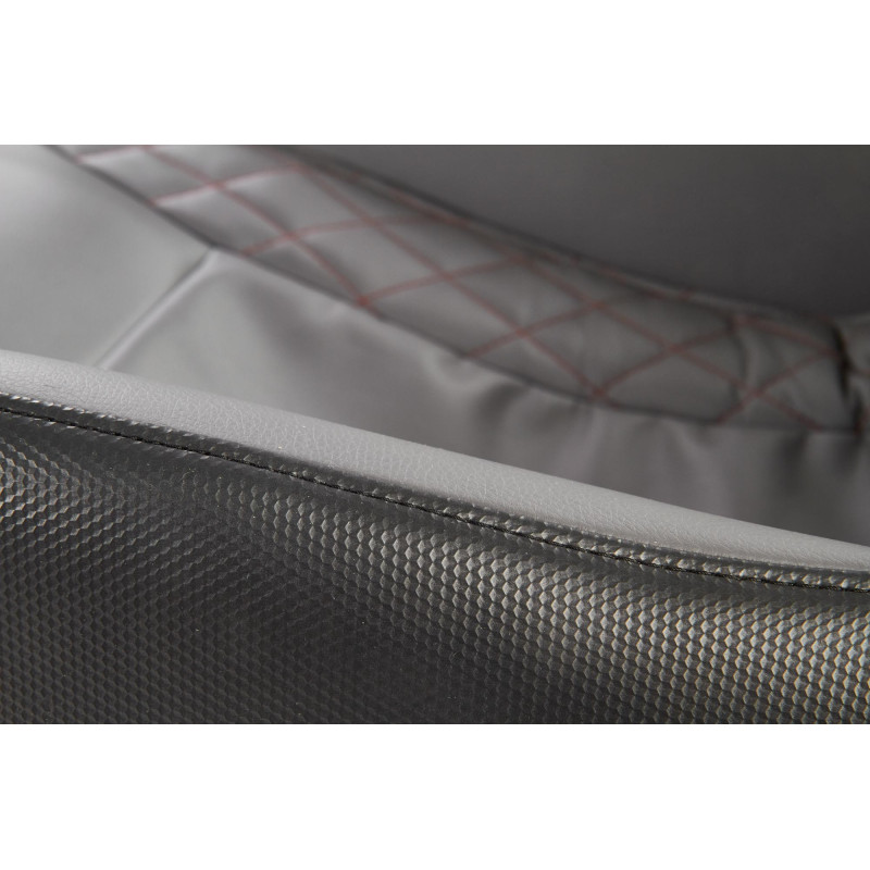 Nowoczesny fotel masujący Gorge w kolorze szarym