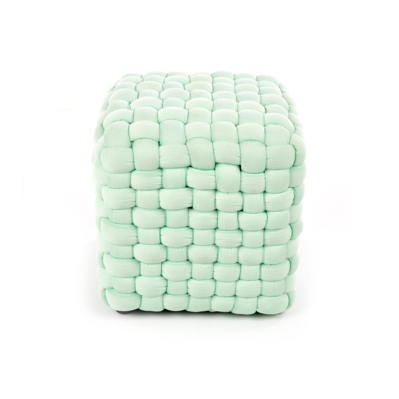 RUBIK pufa jasny zielony