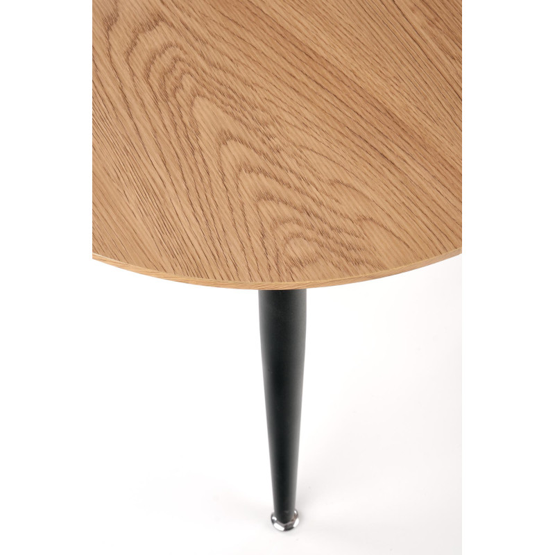 MENTONA 2, zestaw 2 ław dąb złoty/czarny (2p 2szt)