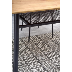 JACKSON stół, blat - dąb złoty, noga - czarny (2p 1szt) JACKSON stół, blat - dąb złoty, noga - czarny (2p 1szt)