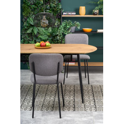 JACKSON stół, blat - dąb złoty, noga - czarny (2p 1szt) JACKSON stół, blat - dąb złoty, noga - czarny (2p 1szt)