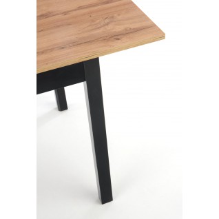 GREG stół rozkładany kolor dąb wotan/czarny (1p 1szt)
