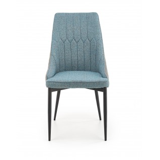 Krzesło tapicerowane Lacewood niebieskie