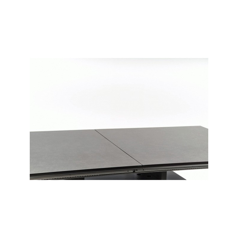 SALVADOR stół rozkładany blat - ciemny popiel, nogi - ciemny